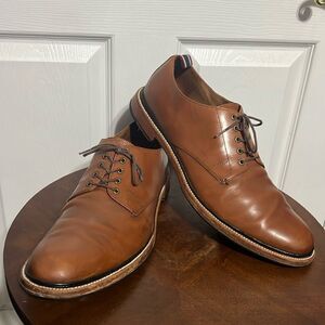 🔥🔥 J. CREW Oar Stripe Derby Oxford Dress Shoes in Italian Leather Sz 13 - EUC